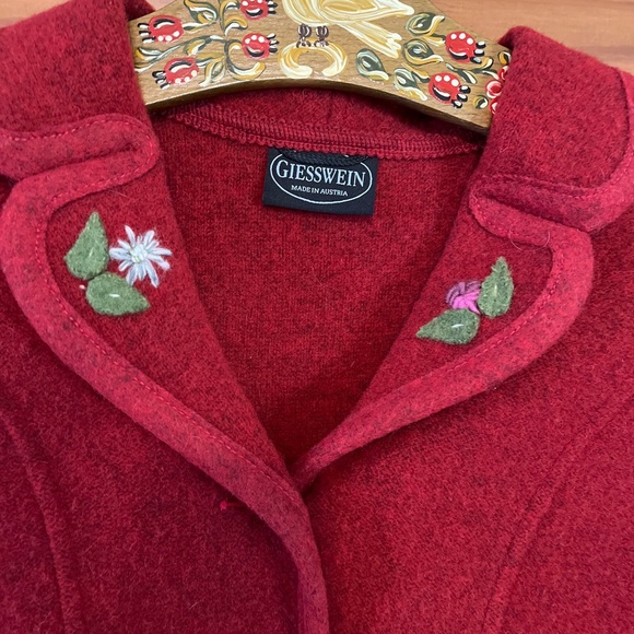 Oktoberfest Giesswein Boiled Wool Jacket Size 140 - Picture 3 of 10